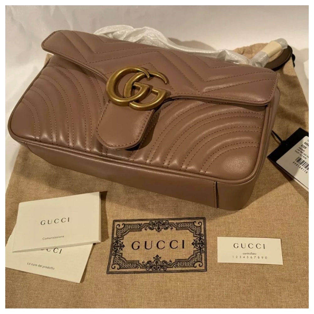 BNWT Authentic Gucci Marmont Small Shoulder Bag - Picture 9 of 11